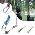 thumbnail image 2 of Dog Spring Pole Toys Set Outdoor Hanging Exercise Cotton Rope Dog Teething Toy, 2 of 2