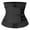 #1 Zipper Closure - Black, variant on QRIC Neoprene Sweat Waist Trainer for Women Double Belt Workout Corset Waist Cincher Sauna Trimmer Shaper Zipper (S-3XL)