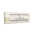 thumbnail image 3 of Stupell Industries Botanical Laundry Sign Text Typography Funny Quote Canvas Wall Art, 40 x 17, Design by Kim Allen, 3 of 5