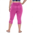 thumbnail image 4 of Drovellove Women's Plus Size Casual Capri Leggings with Elastic Waist - Soft Stretch Pull On Pants for Work, Weekend Errands, or a Night Out, 4 of 6