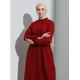 thumbnail image 4 of Burgundy - Modest Dress - Refka, 4 of 5