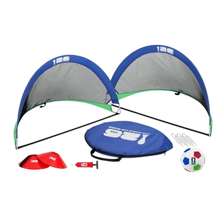 ekids FIFA World Cup 2026 Soccer Goal Set for Kids, Includes Size 3 Soccer Ball