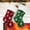 Red+Green, variant on Manfiter Velvet Christmas Stockings 18 Inch, Large Plush Cuff Cat Paw Pattern Fireplace Hanging Holiday Decor