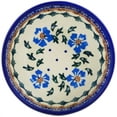 thumbnail image 2 of Polish Pottery Bowl 5-inch Polmedia Blue Cornflower Theme Hand Painted in Boleslawiec, Poland + Certificate of Authenticity, 2 of 6