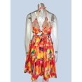 thumbnail image 6 of Women's Halter Neck Cutout Cami Dress with Ruffled Tiered Fit in 100% Polyester for Plus Size Versatile Easy Care, 6 of 15