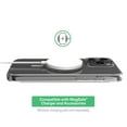 thumbnail image 4 of onn MagSafe Compatible Phone Case for iPhone 15 Pro / iPhone 14 Pro / iPhone 13 Pro - Clear, 4 of 10