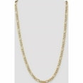 thumbnail image 2 of 14K Yellow Gold Jbsp's 5.25mm Flat Figaro Chain (24 X 5.25) Made In South Africa 1235-24, 2 of 5