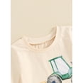 thumbnail image 6 of Qtinghua Brother Matching Clothes Infant Toddler Baby Boy Short Sleeve Tractor Print T-shirt with Elastic Waist Shorts Outfits, 6 of 9