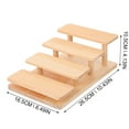 thumbnail image 4 of 1Pc Solid Wood Sunglasses Display Rack Jewelry Figurine Storage Rack Shelf, 4 of 7