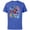 Royal Heather, variant on Disney 100 Years of Music and Wonder Mickey Color Fill D100 - Short Sleeve Cotton T-Shirt for Adults - Customized-Athletic Heather