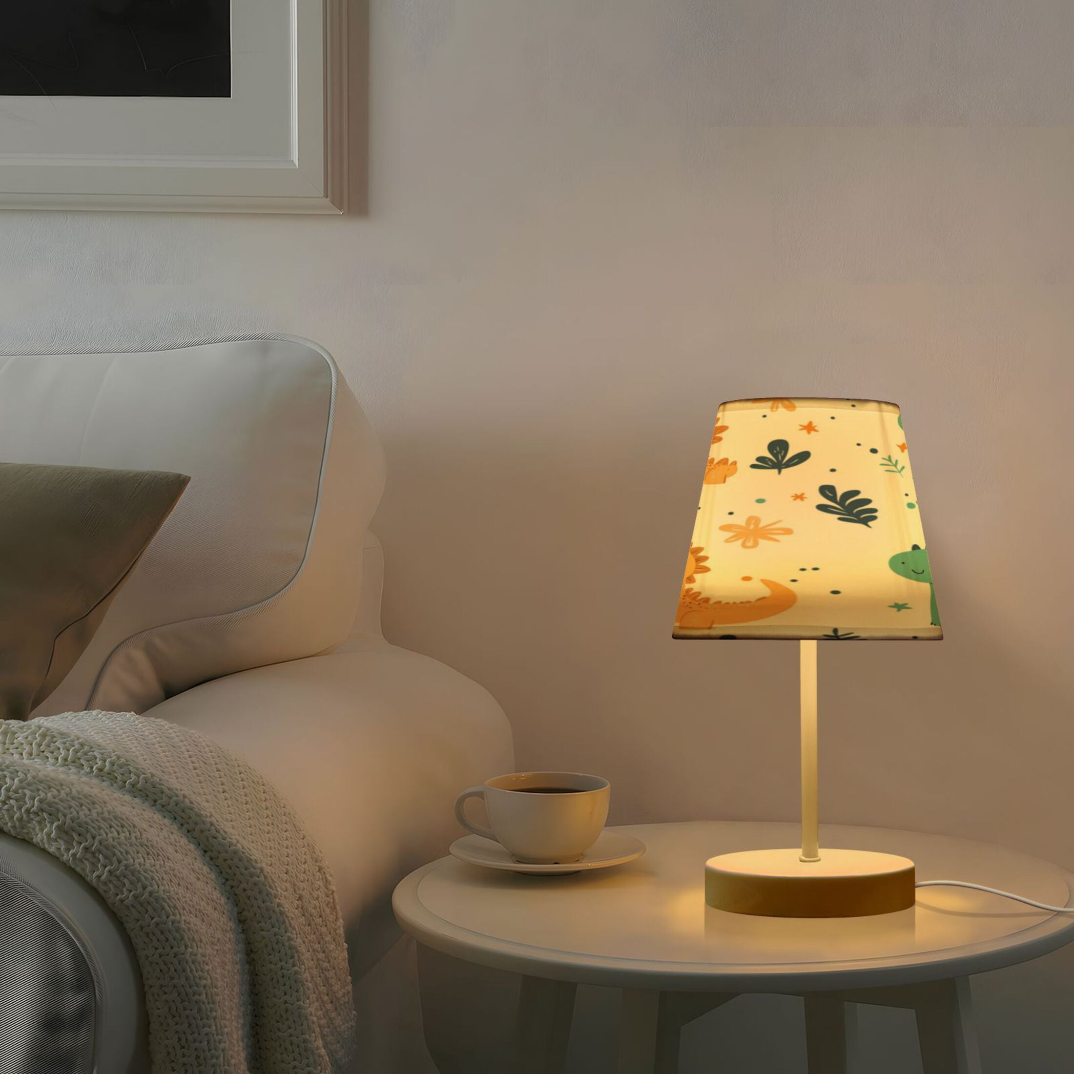 Table Lamp Medium 7.9x11.8 Inches Table Lamps Night Light Tools & Home Improvement Bedroom Lamp Guest Room Lamp Study Lamp Office Lamp Colorful Cute Dinosaur