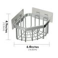 thumbnail image 5 of DODAMOUR Sponge Holder for Kitchen Sink Corner, Stainless Steel Sink Caddy Organizer, Dish Cloth Hanger Sponge Holder for Bathroom, 5 of 8