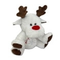 thumbnail image 2 of Adornos navideños, adornos de decoración navideña, regalos navideños. Figuras de alces navideños que respiran y brillan. Decoran la sala de estar y el dormitorio familiar. Arreglo de peluche., 2 of 6