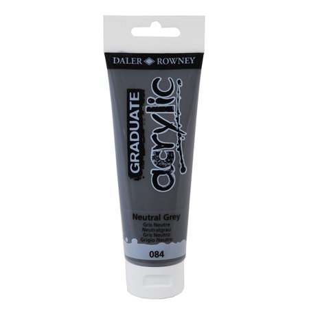 UPC: 5011386062778 | Daler-Rowney Graduate Acrylic  120ml Tube  Neutral Gray