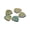 green 1, variant on 5 Pack Multifunctional Glittering Guitar Picks Offering Flexible Nonslip Resin Texture Suitable for Professional Playing