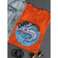 thumbnail image 3 of Shark Attack Print Shaped T-Shirt Women -Image by Shutterstock, Female 3X-Large, 3 of 4
