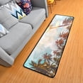 thumbnail image 3 of Dreamtimes Tropical Palm Tree Hallway Runner Rug 2'x6' Kitchen Rug with Rubber Backing Sunset Sky Cloud Non Slip Entryway Rug Runner Washable Soft Area Rug for Hallway Bedroom Kitchen Decor, 3 of 6