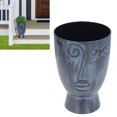 thumbnail image 1 of Maceta De Hierro Forjado Para Cara, Maceta De Estilo étnico, Romántica, Con Cara Humana, Para El Hogar, Estante Para Boda, 1 of 7