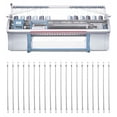 thumbnail image 5 of 20 Pcs Double Eye Needle Metal 9cm Long Transfer Needle Knitting Machine Knitting Needles DIY Craft Sewing Tool Accessory, 5 of 5