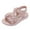 Style 1-Pink, variant on Eashery Toddler Girl Sandals Open-toe Sports Toddler Sandals White 28