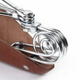 thumbnail image 3 of yingyy Coussin de Siège de Bicyclette Grand Robuste Conçu avec 3 Ressorts pour un Soulagement Optimal de la Pression Selle de Vélo Rétro Point de Conduite Brun Foncé 11.42x8.46x0.47 Pouces, 3 of 6