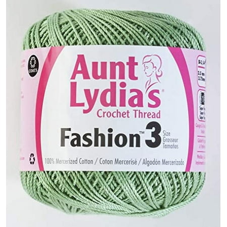 UPC: 0073650792137 | Aunt Lydia s Fashion Crochet Thread Size 3 Sage