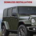 thumbnail image 6 of Ledkingdomus Right Side Door Mirrors for 2007-2017 Jeep Wrangler Manual Folding Passenger, 6 of 6