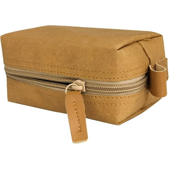 Travel Bag Packing Bags Purse Wallet Clutch Portable Makeup Bags Tech Organizer Large Purse Organizer Toiletries Bag Men Shave Imported Washed Kraft P