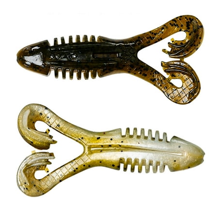 Googan Baits Toad Green Pumpkin Pearl 5 Pack