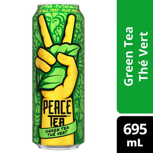 Cannettes de Peace Tea  Plus Vert Que Vert, 695 mL 695 mL