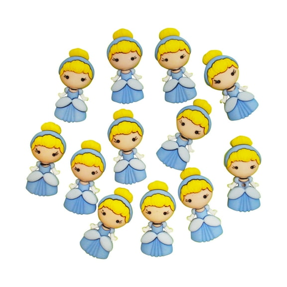 Dress it Up Buttons, Disney, Cinderella, Craft & Sewing Embellishments, 12 pc