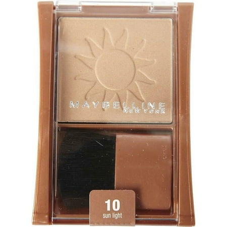 Maybelline New York Expert Wear Bronzer, 10 Sunlight, 0.16 Oz.