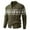 Brown, variant on LUOGENLI Mens Sweaters Cardigan Grey Jacquard Knit Sweater Coat Autumn Winter Stand Collar Warm Textured Pattern Pullover Outerwear for Casual Style Mens Sweaters Cardigan Wool Grey Size M