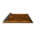 thumbnail image 2 of Ahgly Company Indoor Round Oriental Yellow Traditional Area Rugs, 7' Round, 2 of 4