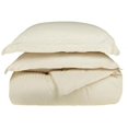 thumbnail image 1 of 400 Thread Count Egyptian Cotton Twin Duvet Cover Set Stripe  Ivory, 1 of 1