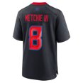 thumbnail image 3 of Men's Nike John Metchie III  Navy Houston Texans 2nd Alternate Game Jersey, 3 of 6