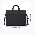 thumbnail image 5 of Laptop Bag under $5! kkbbma Laptop Bag15-16inch, Waterproof Laptop Case Sleeve Messenger Bag Briefcase with Shoulder Strap Notebook Computer Carrying Case, 5 of 9