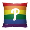 thumbnail image 3 of The Northwest Group  Philadelphia Phillies 30" x 60" Pride Throw Blanket Pillow, 3 of 3
