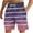 Red, variant on WAVSUF Summer Drawstring Short Pants Mens Elasticity Shorts Stripe Blue Size 5XL