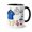 Black, variant on DTS TeeZworld Personalized Healthcare Mug Ceramic Coffee Cup for Medical Staff