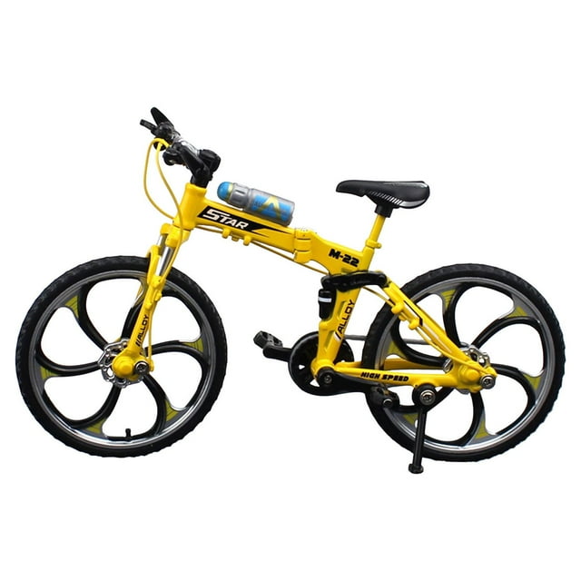 Mini Alloy Racing Bicycle Toy Mini Mountain Bike for Vehicle Home Decoration