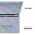 thumbnail image 4 of Design Skinz Iridescent Dahlia v1 Full-Body Wrap Scratch Resistant Decal Skin-Kit Compatible with MacBook 15" Pro Retina (A1398), 4 of 5