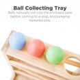 thumbnail image 3 of Juguete educativo Montessori & Me de Wooden Ball Tracker para mayores de 3 años, 3 of 7
