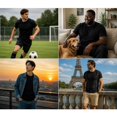 thumbnail image 6 of MANARC Men’s 100% Cotton T Shirt – Crew Neck, Short Sleeve, Regular Fit | Soft Breathable Fabric | Premium Everyday Basic Comfort Fit XX-Large Black Plain Tee for Casual & Daily Wear, 6 of 7