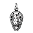 thumbnail image 1 of Sterling Silver 20" 1.2mm Box Chain 3D Hockey Goalie Mask Pendant Necklace, 1 of 2