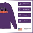 thumbnail image 6 of Cincinnati Skyline Football Long Sleeve T-shirt Bleed Orange and Black Game Day Fantasy League Champions Tailgating, 6 of 7