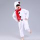 thumbnail image 2 of Traje de actuación de muñeco de nieve navideño para niños, mono con bufanda, sombrero de nariz roja, disfraz de cosplay (120 cm), 2 of 7