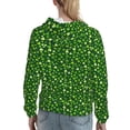 thumbnail image 7 of Honeii Happy St. Patrick's day Pattern Womens Oversized Hoodies Long Sleeve Sweatshirts Pullover Fall Outfits with Pocket-Small, 7 of 7
