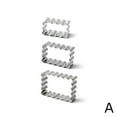 thumbnail image 4 of Stainless Steel Square Biscuit Molds for Baking, Even Heating for Cookies and Cakes, Reusable for Kitchen and Pastry, 4 of 8