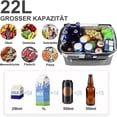 thumbnail image 4 of Cesta de picnic con diseño aislado, cesta ligera plegable con múltiples bolsillos para conciertos al aire libre y eventos deportivos, cierre de cremallera extendido de PEVA laminado con prensa, 4 of 5